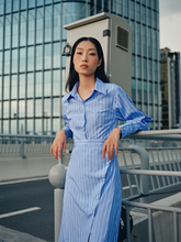 Tải hình ảnh vào trình xem Thư viện, Striped Shirtdress
