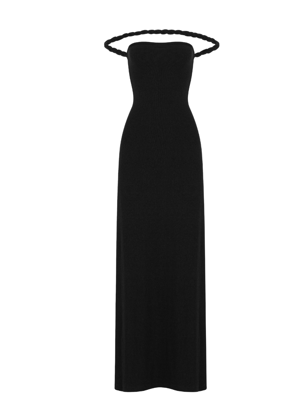 Black Bandeau Midi Dress - HOLIDAY 24'