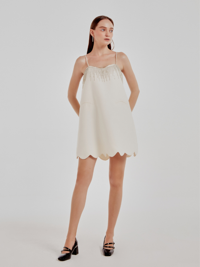 White Jewel Dress