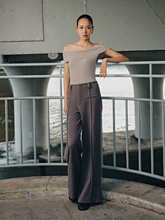 Tải hình ảnh vào trình xem Thư viện, Gray Trousers With Faux Pockets
