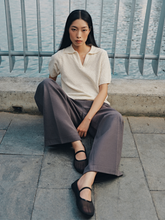 Tải hình ảnh vào trình xem Thư viện, Grey Pleated Trousers
