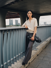 Tải hình ảnh vào trình xem Thư viện, Grey Pleated Trousers
