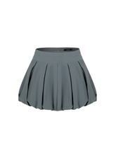 Tải hình ảnh vào trình xem Thư viện, Gray Balloon Mini Skirt
