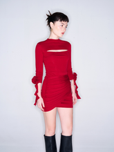 Tải hình ảnh vào trình xem Thư viện, Red Cut Out Mini Dress
