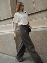 Tải hình ảnh vào trình xem Thư viện, Grey Pleated Trousers
