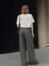 Tải hình ảnh vào trình xem Thư viện, Grey Pleated Trousers
