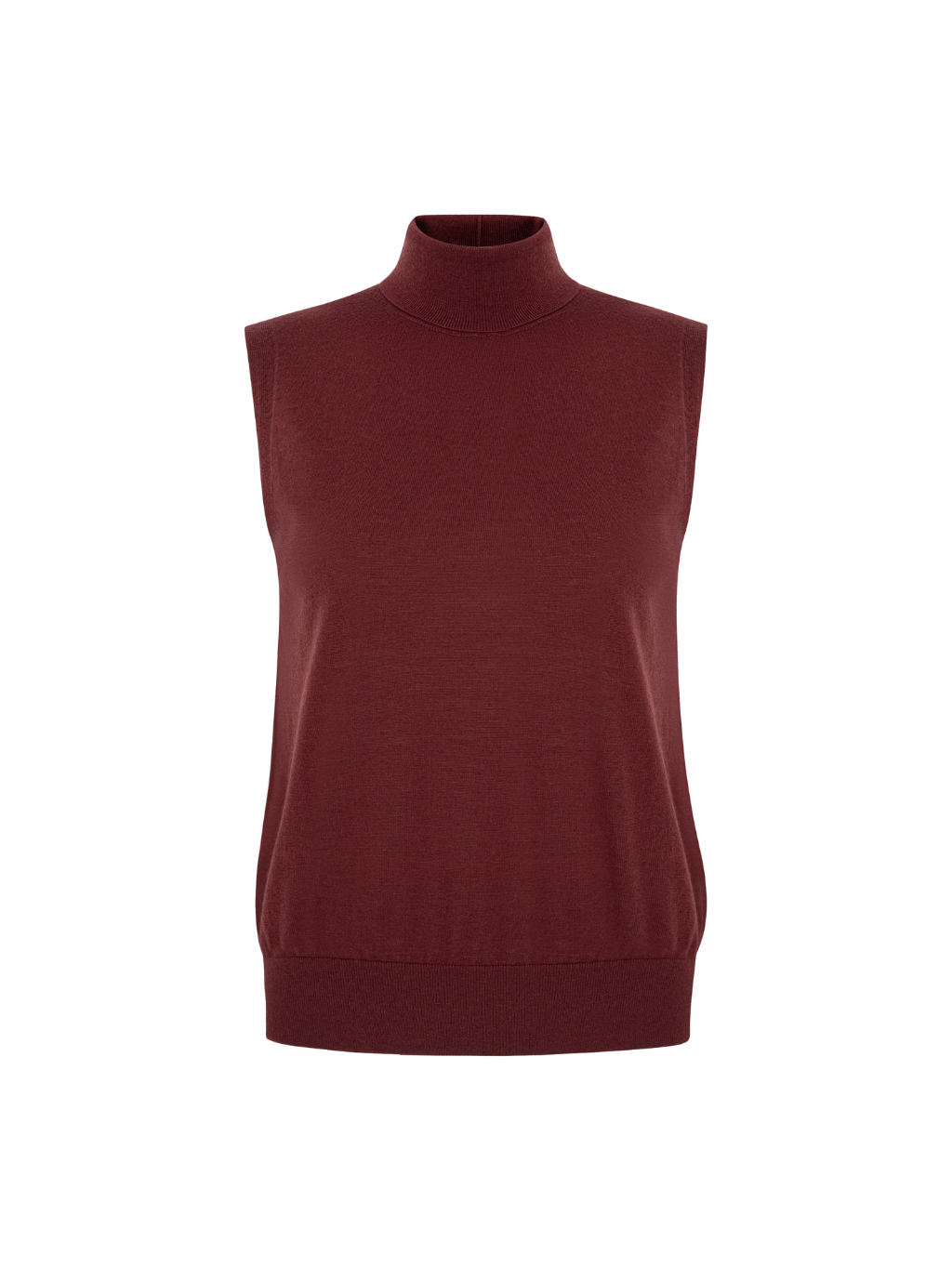 KNIT SEASON - Scarlet High Neck Knit Top