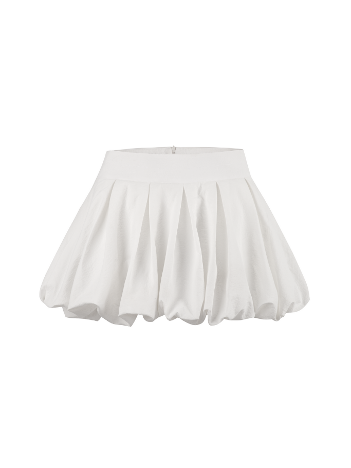 White Balloon Mini Skirt