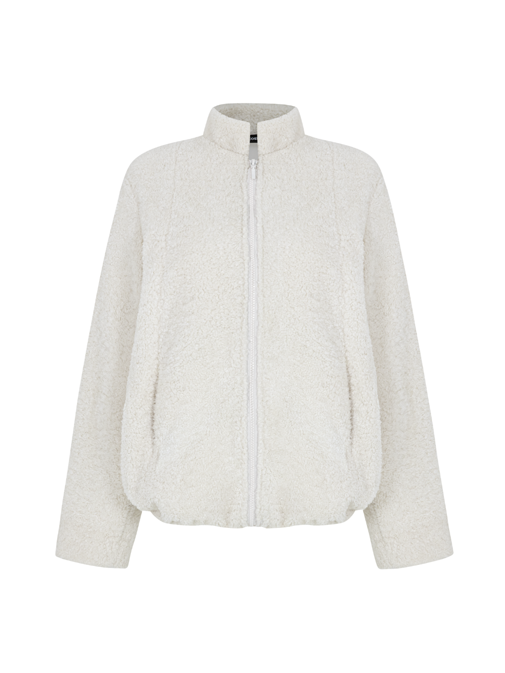 KNIT SEASON - White Faux Fur Coat