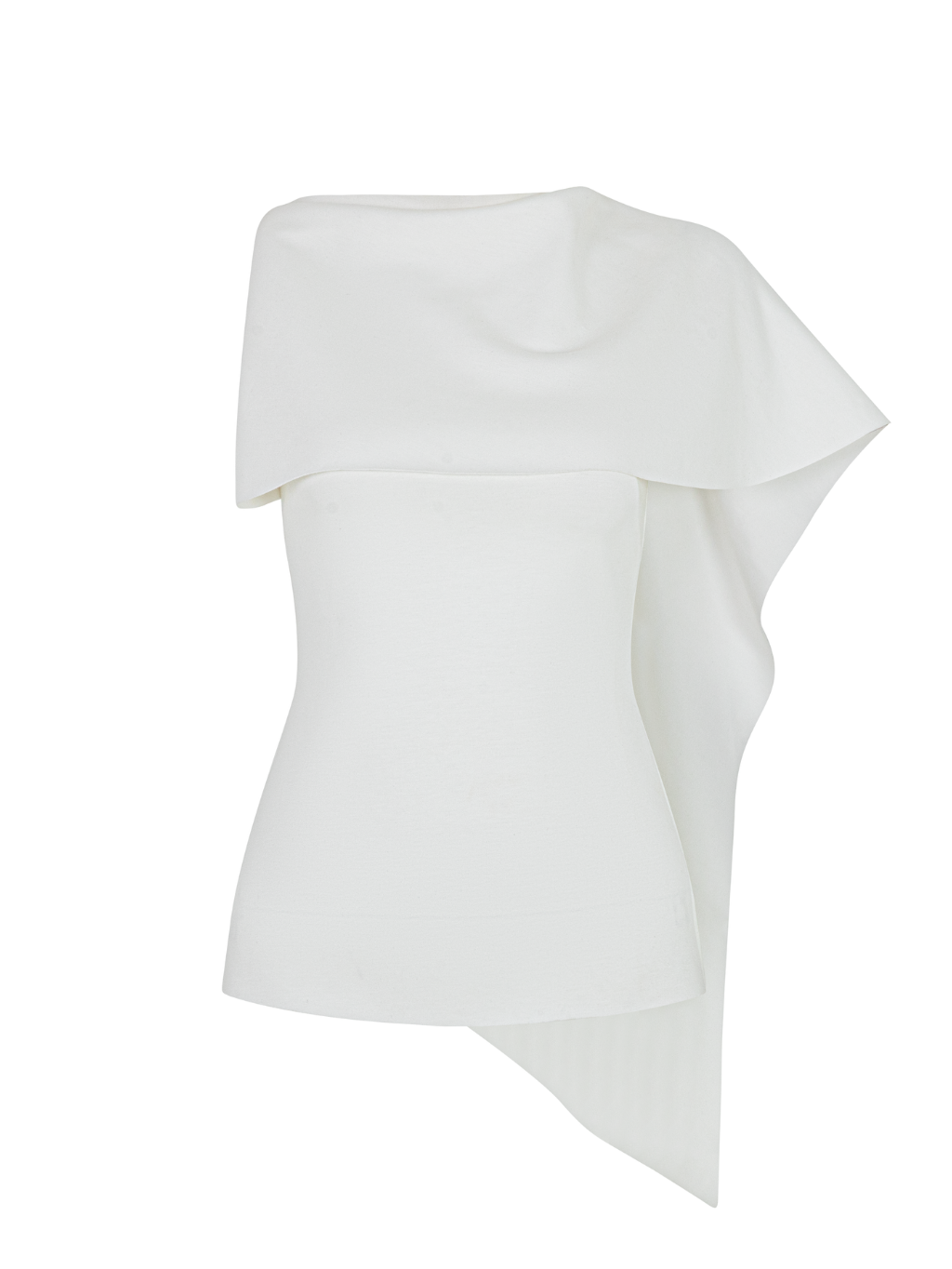 White Asymmetric Top - HOLIDAY 24'