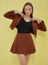 Tải hình ảnh vào trình xem Thư viện, Brown Cropped Blazer
