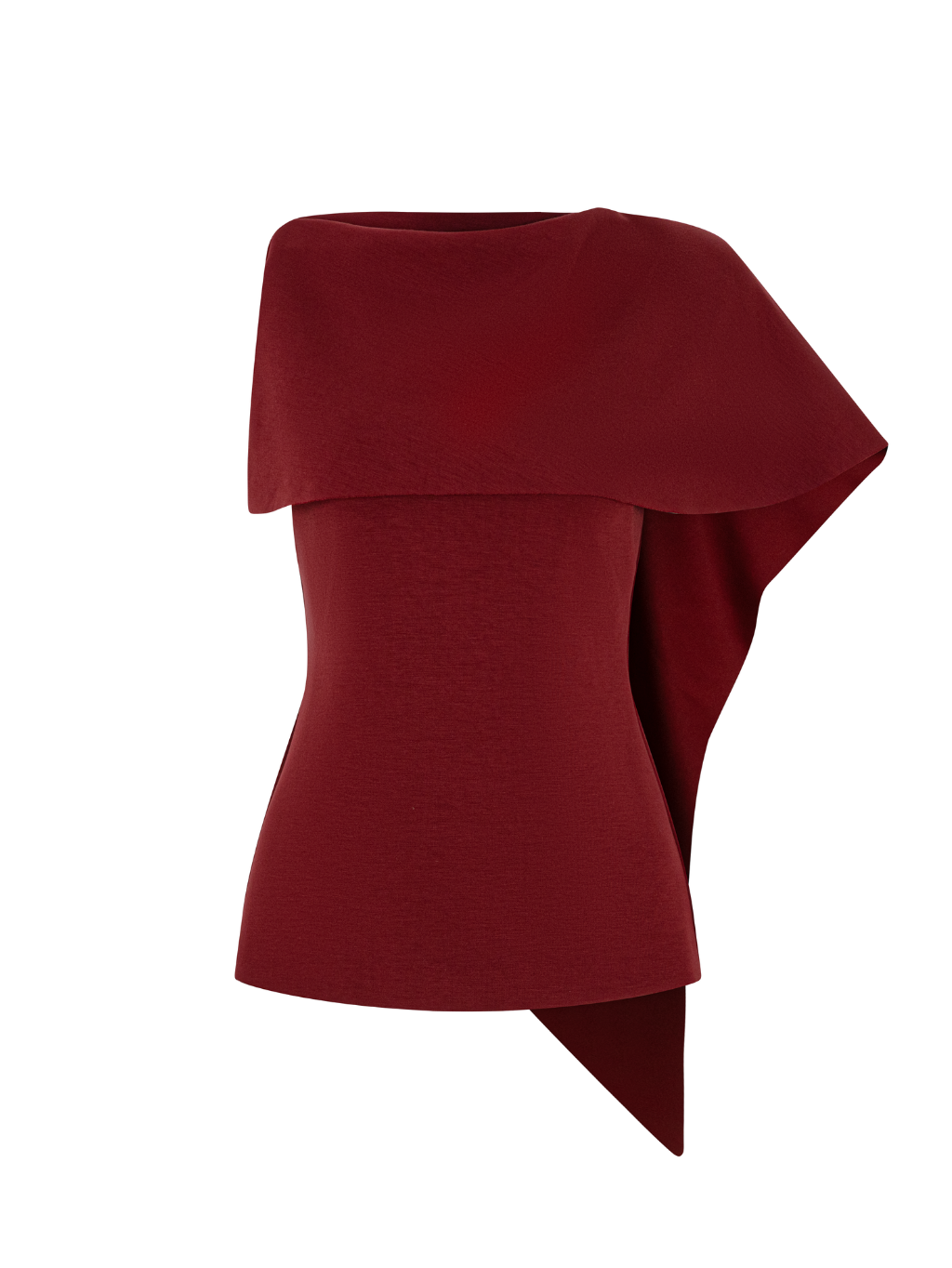 Red Asymmetric Top - HOLIDAY 24'