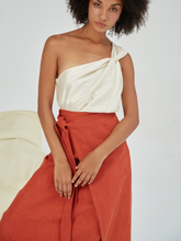 Tải hình ảnh vào trình xem Thư viện, Orange Midi Skirt
