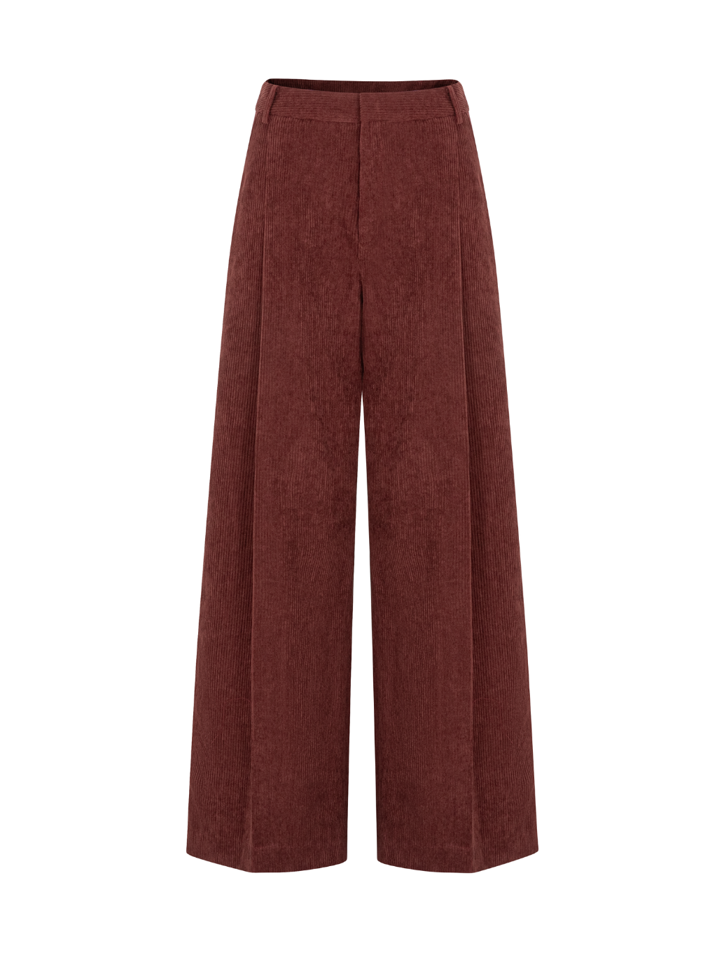 KNIT SEASON - Cherry Textured Trousers