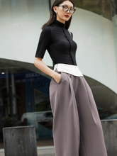 Tải hình ảnh vào trình xem Thư viện, Combined Wide Leg Trousers
