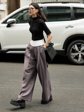 Tải hình ảnh vào trình xem Thư viện, Combined Wide Leg Trousers
