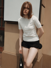 Tải hình ảnh vào trình xem Thư viện, Coco Sin White Knit Top
