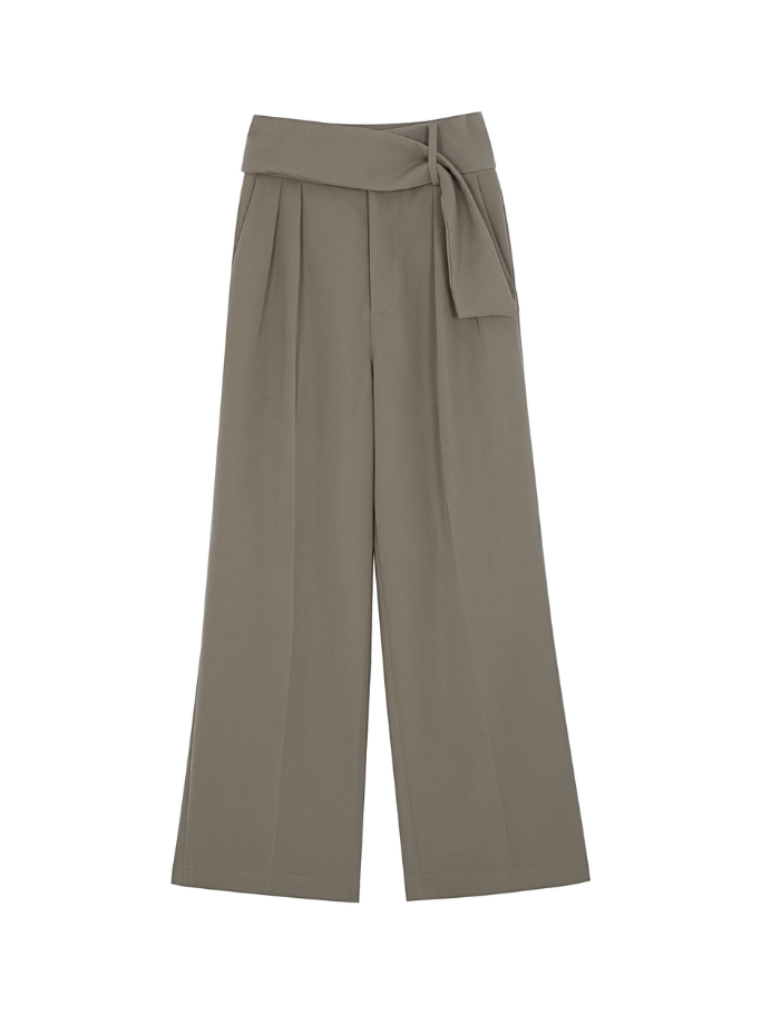 Tan Trouser With Belt