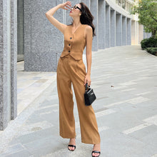 Tải hình ảnh vào trình xem Thư viện, Brown Straight Leg Trousers
